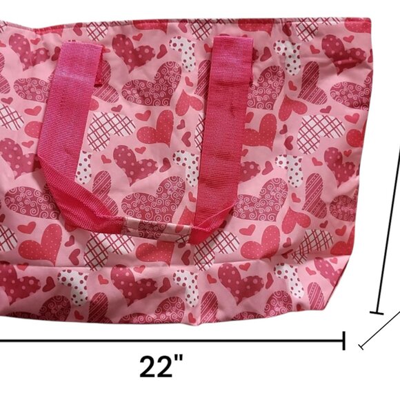 Printed Tote Bag Hearts - Picture 7 of 7